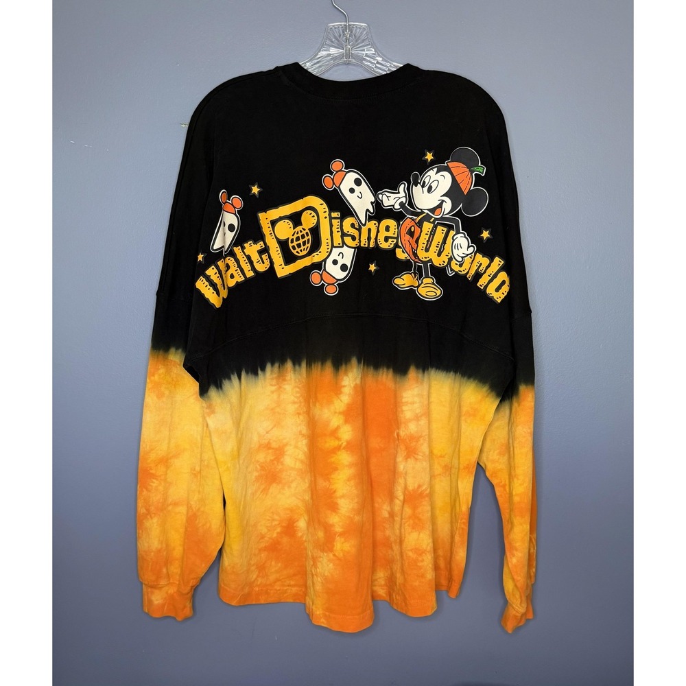 Disney Spirit Jersey Halloween Shirt Unisex L Tie Dye Mickey Walt Disney World